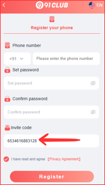 91 club app