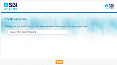 Recover SBI Netbanking password