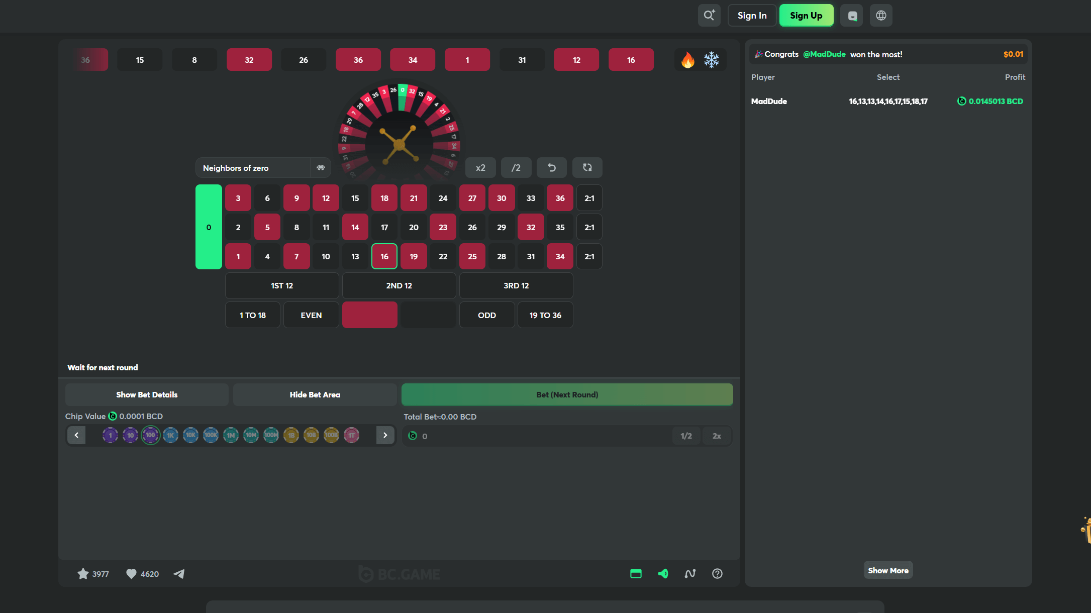 bc originals roulette multiplayer game demo