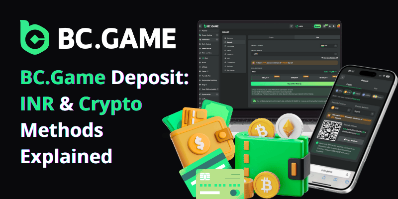 all available deposit methods at the bc game casino