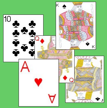 Tens or higher in tricks can win points Tens or higher in tricks can win points
