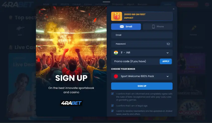 Login for Dragon Tiger 4rabet 4rabet signup