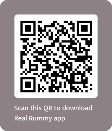 Scan this QR to Download RealRummy App