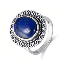 Bague Femme Lapis Lazuli Antique