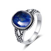 Bague Lapis Lazuli Femme Tendance - 6